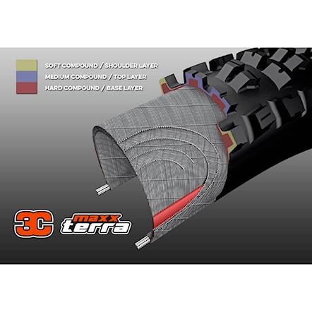 Tire Maxxis Assegai 27,5×2.50" WT 3C Maxx Terra EXO+ TR - 3