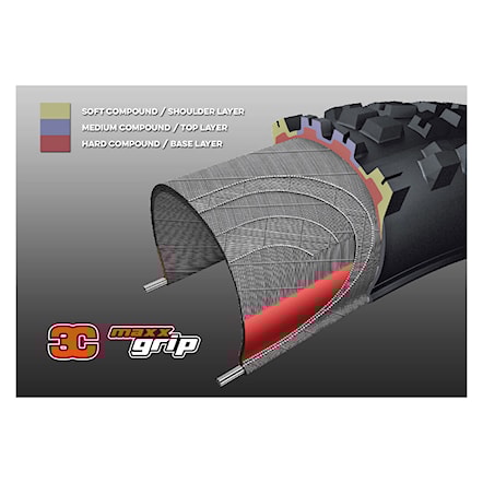 Tire Maxxis High Roller III 27.5×2.40" Kevlar 3Cg/Exo+/Tr - 3