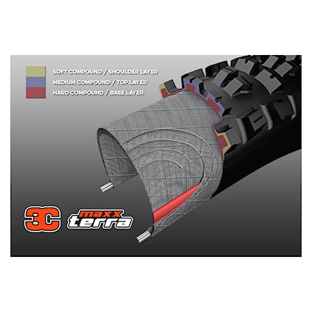 Tire Maxxis Minion Dhr II 26×2.30" Kevlar 3Ct/Exo/Tr - 3