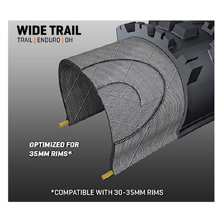 Tire Maxxis Rekon race 29×2.25" kevlar exo/tr/tanwall - 5