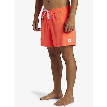 Plavky Quiksilver Everyday Solid Volley 15 fiery coral 2024 - 3