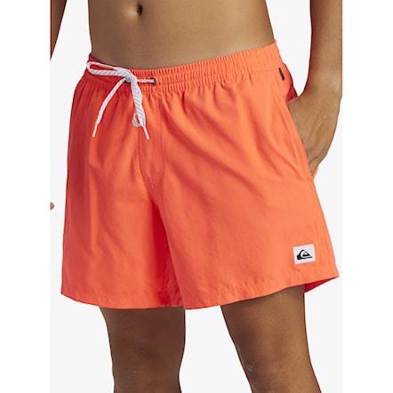 Plavky Quiksilver Everyday Solid Volley 15 fiery coral 2024 - 4