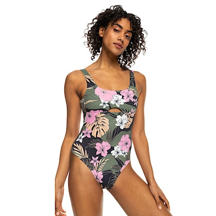 Swimwear Roxy Pro The Double Line One anthracite classic pro surf 2024 - 1