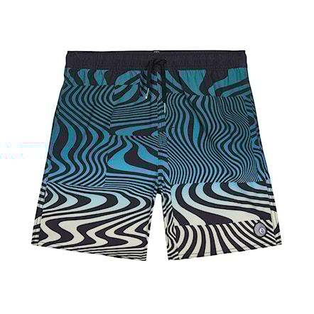 Plavky Volcom Lido Print Trunk Youth rifle green 2026 - 1
