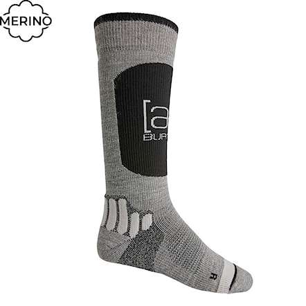 Snowboard Socks Burton [ak] Endurance grey heather 2024 - 1