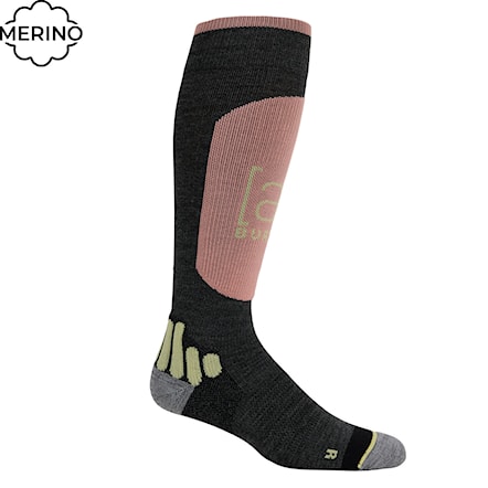 Snowboard Socks Burton [ak] Endurance reef pink 2024 - 1