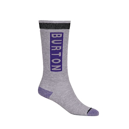 Snowboard Socks Burton Kids Weekend Midweight 2Pk imperial purple 2025 - 2