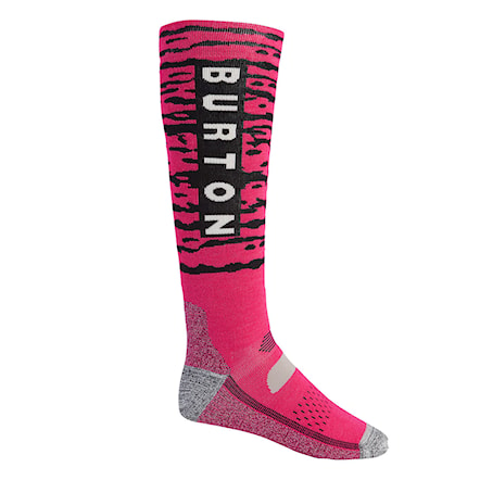 Snowboard Socks Burton Performance Midweight punchy pink 2021 - 1