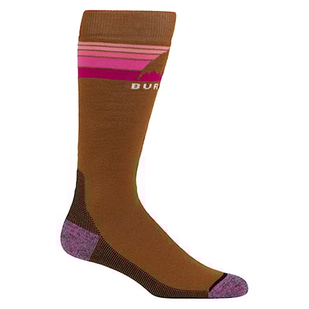 Snowboard Socks Burton Wms Emblem Midweight chestnut brown 2026 - 1