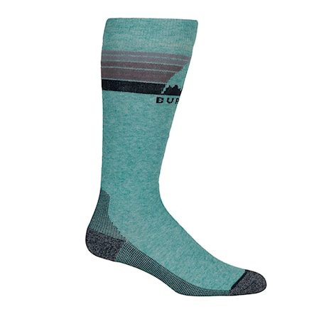 Snowboard Socks Burton Wms Emblem Midweight petrol green 2025 - 1