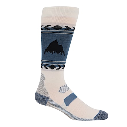 Snowboard Socks Burton Wms Performance Lightweight 2Pk slate blue 2024 - 3