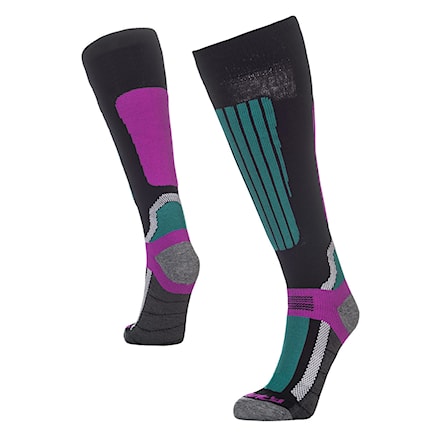 Snowboard Socks Gravity Bonnie mint/purple 2018 - 1