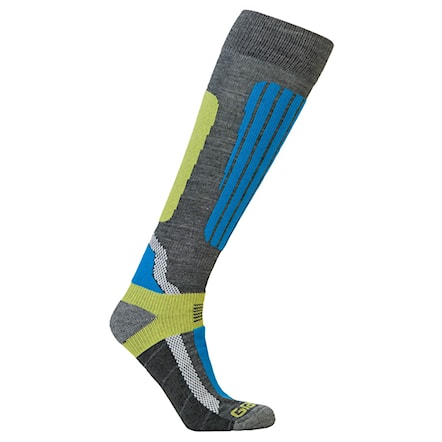 Snowboard Socks Gravity Clyde blue/lime 2017 - 1