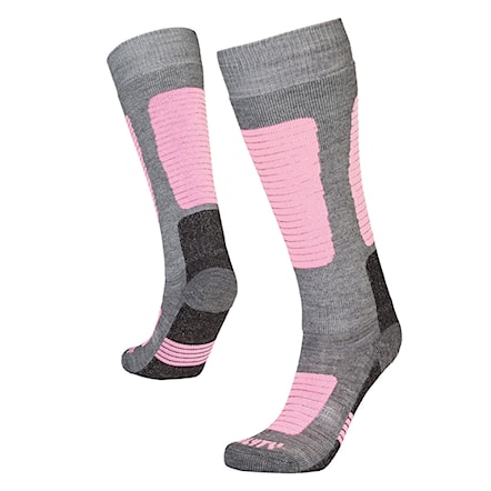 Snowboard Socks Gravity Ela pink 2020 - 1