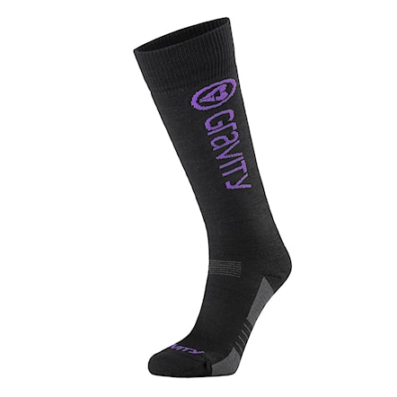 Snowboard Socks Gravity Icon Lady black/lavender 2024 - 2