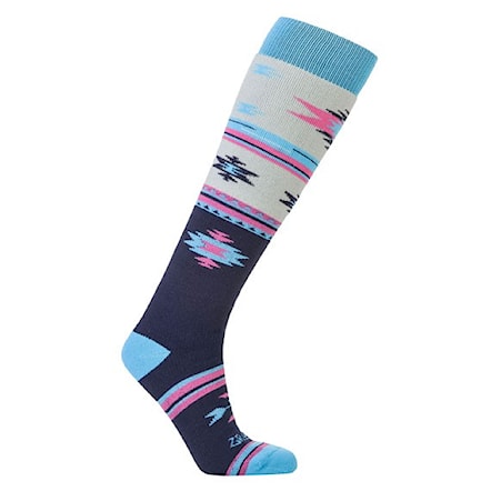 Snowboard Socks Gravity Kaya grey/blue 2018 - 1