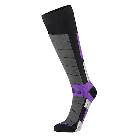 Snowboard Socks Gravity Nico black/lavender 2024 - 2
