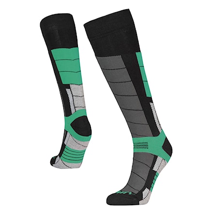 Snowboard Socks Gravity Nico black/mint 2019 - 1