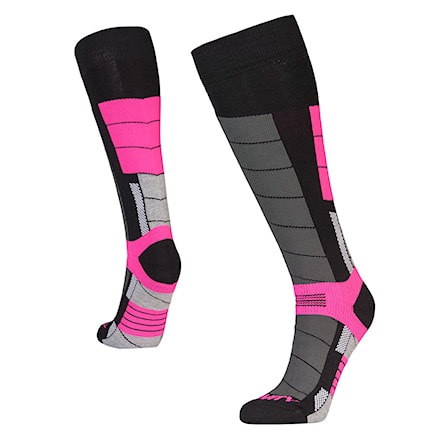Snowboard Socks Gravity Nico black/pink 2018 - 1