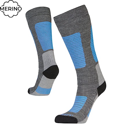 Snowboard Socks Gravity Tom blue 2024 - 1