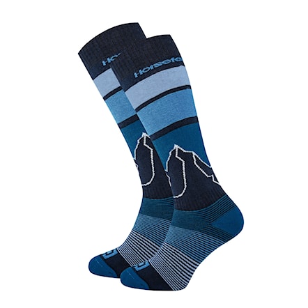 Snowboard Socks Horsefeathers Blair blue 2021 - 1