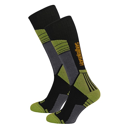 Snowboard Socks Horsefeathers Rory Thermolite iguana 2024 - 1