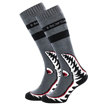 Snowboard Socks Horsefeathers Shark grey 2019 - 1