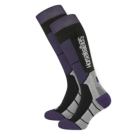 Snowboard Socks Horsefeathers Totia Thermolite grape camo 2025 - 1