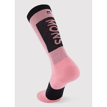 Snowboard Socks Mons Royale Atlas Merino Snow dusty pink 2024 - 2