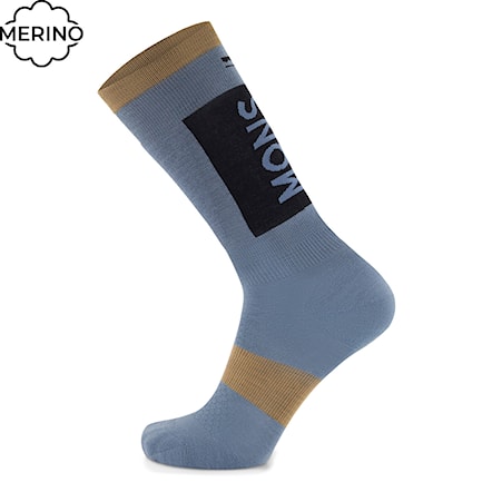 Podkolenky Mons Royale Atlas Merino Snow goblin blue 2026 - 1