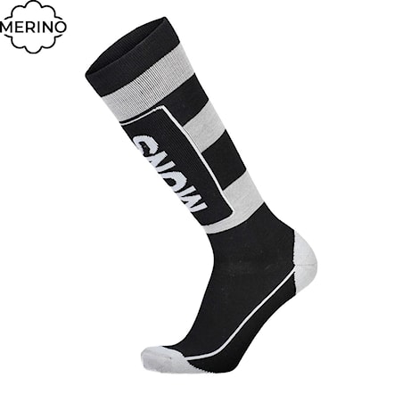 Snowboard Socks Mons Royale Mons Tech Cushion black/grey 2022 - 1