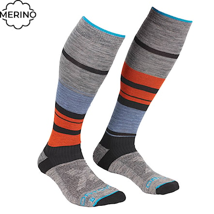 Snowboard Socks ORTOVOX All Mountain Long Warm multicolour 2023 - 1
