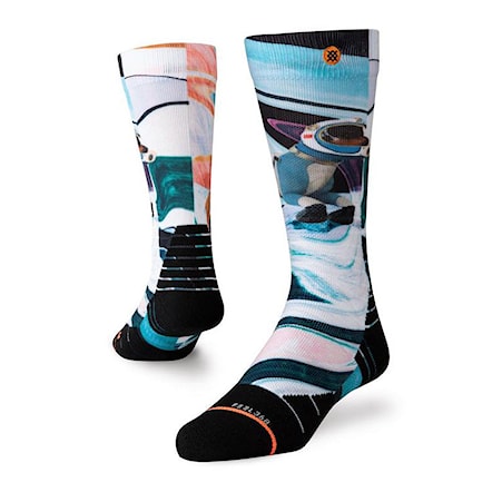 Snowboard Socks Stance Astrodog Snow white 2020 - 1