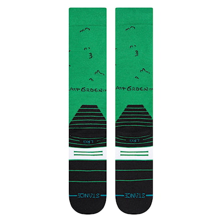 Snowboard Socks Stance Homer Snow green 2023 - 2