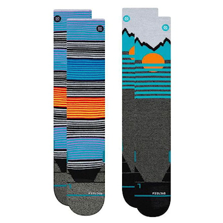 Snowboard Socks Stance Mens Mountain 2-Pack multi 2020 - 1