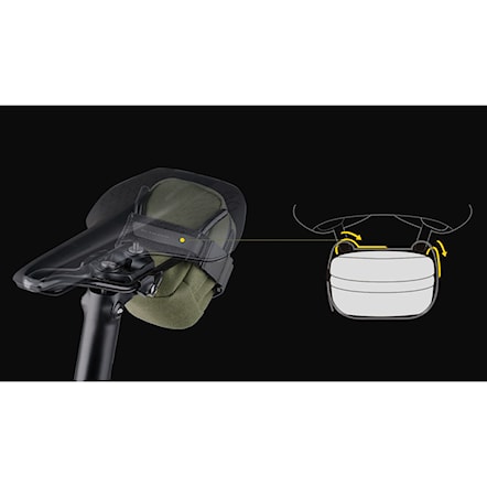 Podsedlová brašňa na bicykel Topeak Elementa Seatbag Slim M black - 2