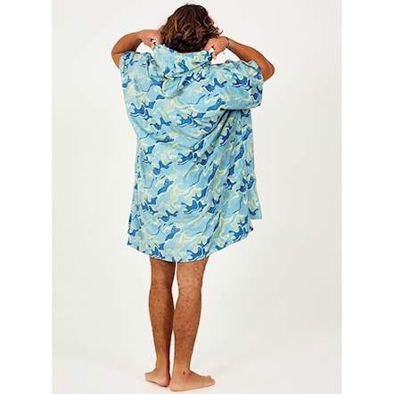 Poncho After Camo Series blue - 4