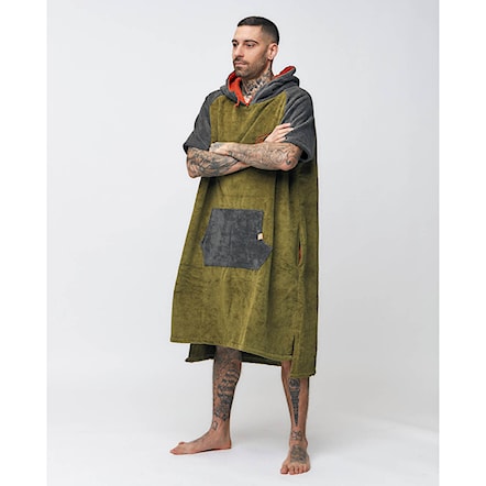 Poncho After High End military green - 2