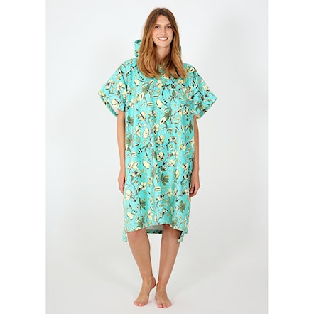 Poncho After Humming Birds light green - 2