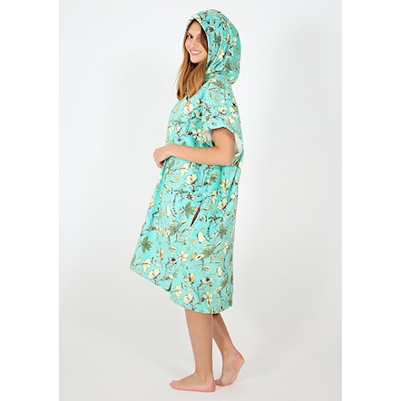 Poncho After Humming Birds light green - 4