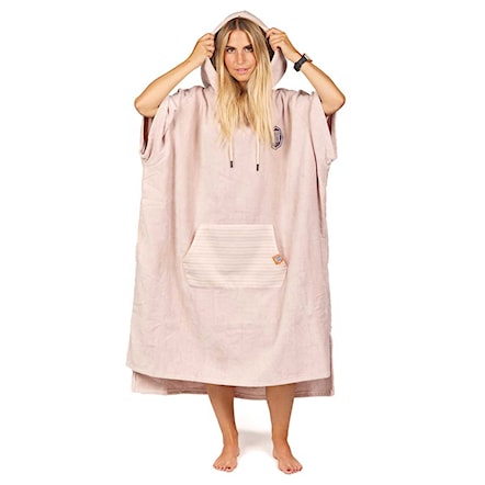 Ponczo After Jacquard dusty rose - 2