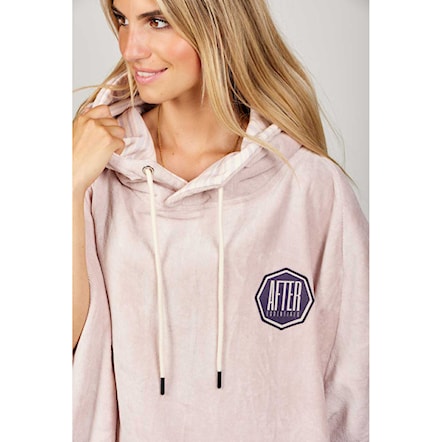 Ponczo After Jacquard dusty rose - 3