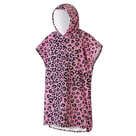 Poncho After Leopard pale pink - 1