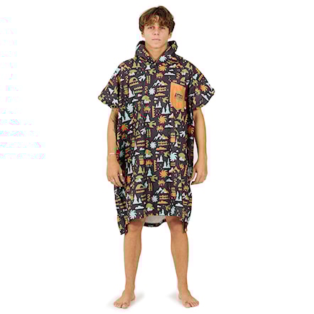 Poncho After Outdoor Series trekking black - 1