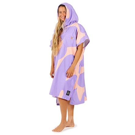 Poncho After Splash pink blue - 1