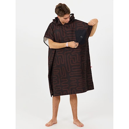 Poncho After Tech Pocket black snake - 5