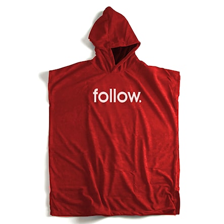 Poncho Follow Towelie red - 1