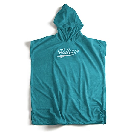 Poncho Follow Hooded Towelie Poncho teal - 1