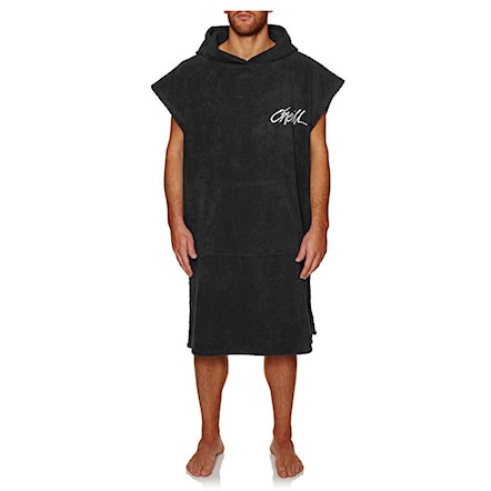 Poncho O'Neill Jack Hoodie Towel black out - 1