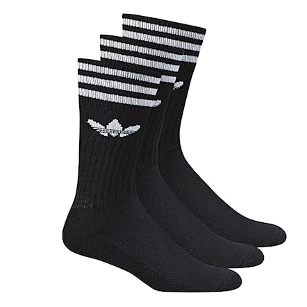 Ponožky Adidas Solid Crew black/white 2019 - 1